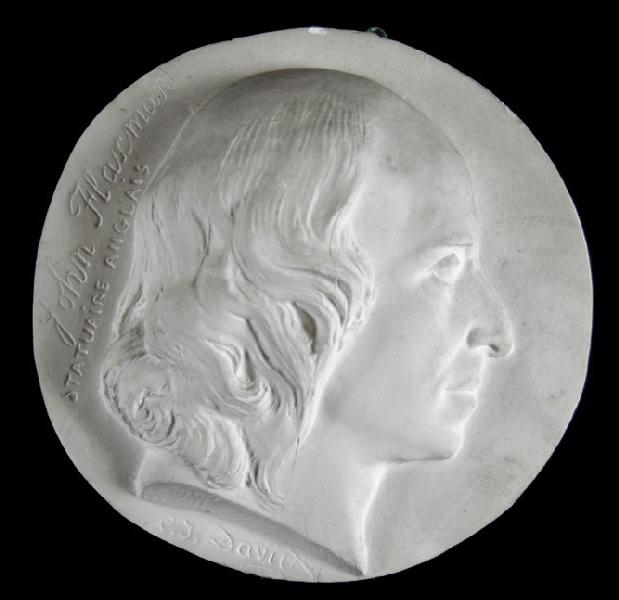 Portrait de John Flaxman, Pierre-Jean David d'Angers, 19e siècle