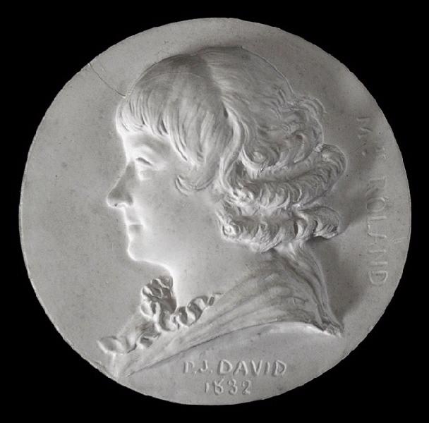 Portrait de Madame Roland, Pierre-Jean David d'Angers, 19e siècle