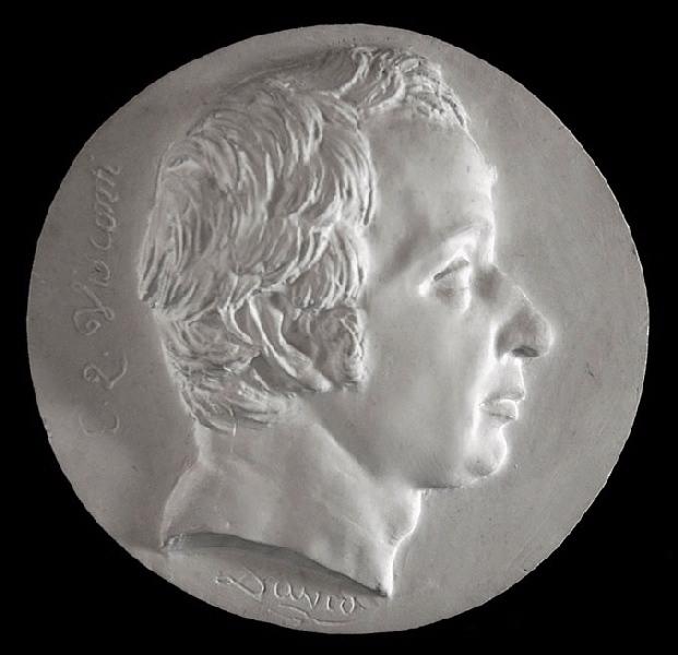 Portrait de Ennius-Quirinus Visconti, Pierre-Jean David d'Angers, 19e siècle