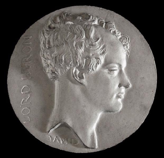 Portrait de lord Byron, Pierre-Jean David d'Angers, 19e siècle