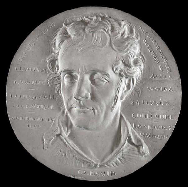 Portrait de Zacharias Werner, Pierre-Jean David d'Angers, 19e siècle