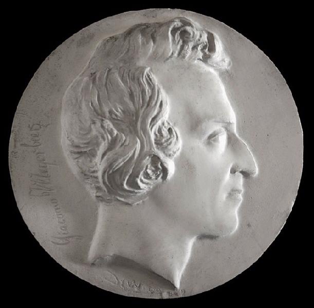 Portrait de Giacomo Meyerbeer, Pierre-Jean David d'Angers, 19e siècle