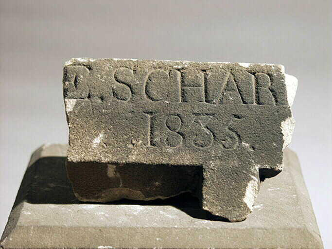 Fragment de balustrade, 1835