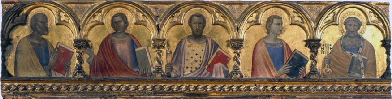 Cinq apôtres en buste (Fragment de prédelle)_3
