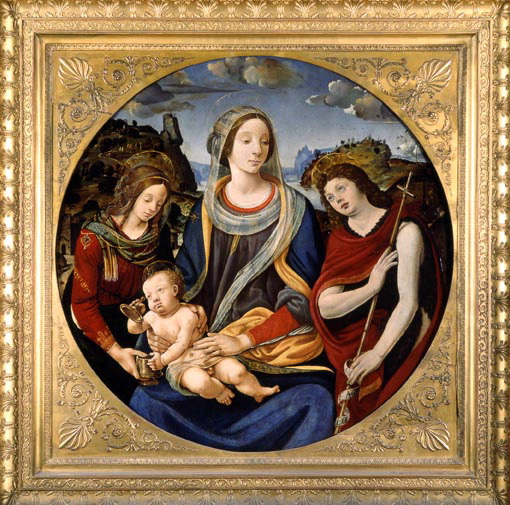 La Vierge à l'Enfant entre saint Jean Baptiste et sainte Madeleine (et Sainte Madeleine)_3