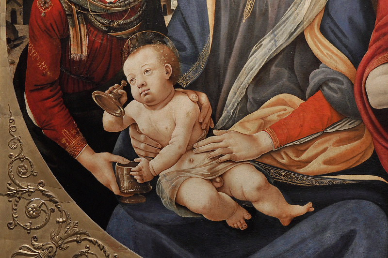 La Vierge à l'Enfant entre saint Jean Baptiste et sainte Madeleine (et Sainte Madeleine)_2