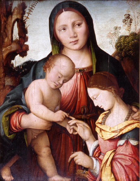 Le Mariage mystique de sainte Catherine d'Alexandrie_2