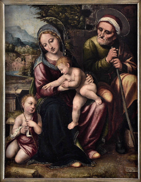Sainte Famille avec saint Jean Baptiste_0