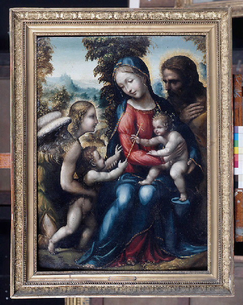 La Sainte Famille avec saint Jean Baptiste et un ange_2