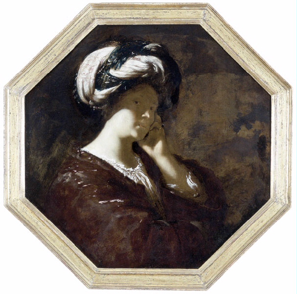 Portrait de femme au turban (Agar et Ismael ?)_3