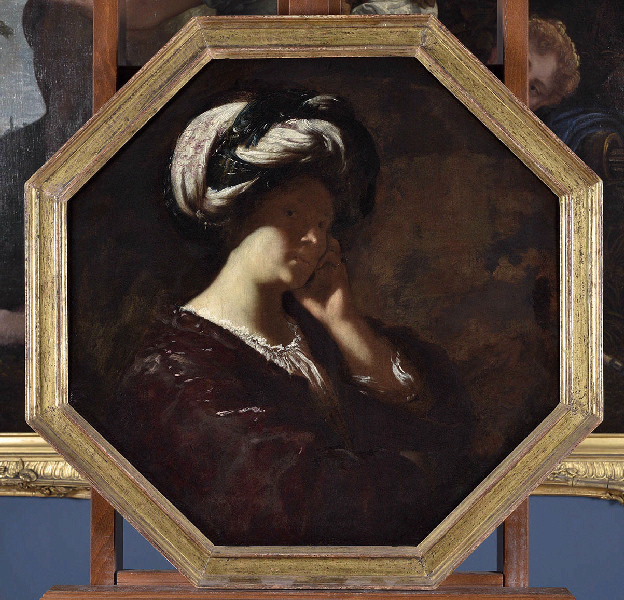 Portrait de femme au turban (Agar et Ismael ?)_0
