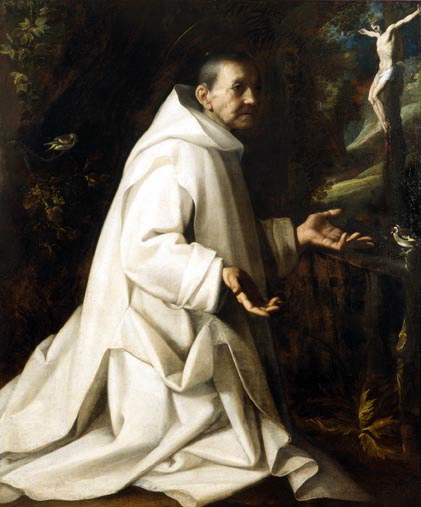 Saint Bruno en prière devant le crucifix_1