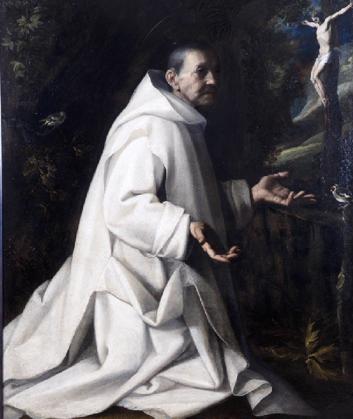 Saint Bruno en prière devant le crucifix_2