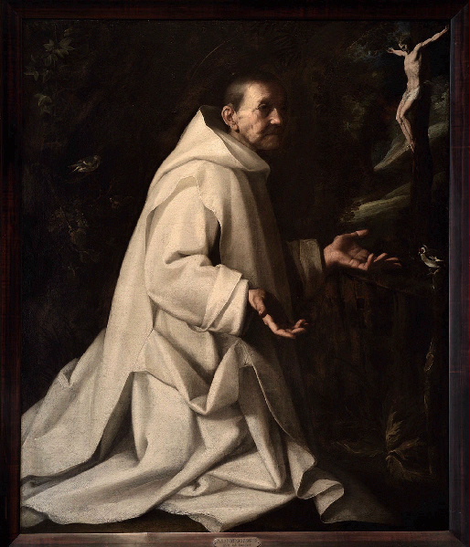 Saint Bruno en prière devant le crucifix_0