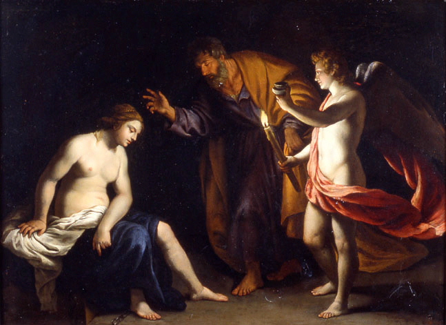 Saint Pierre visite sainte Agathe dans sa prison ; Sainte Agathe guérie par saint Pierre (autre titre)_1