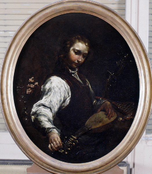 Portrait de jeune homme accordant sa pandurina_2