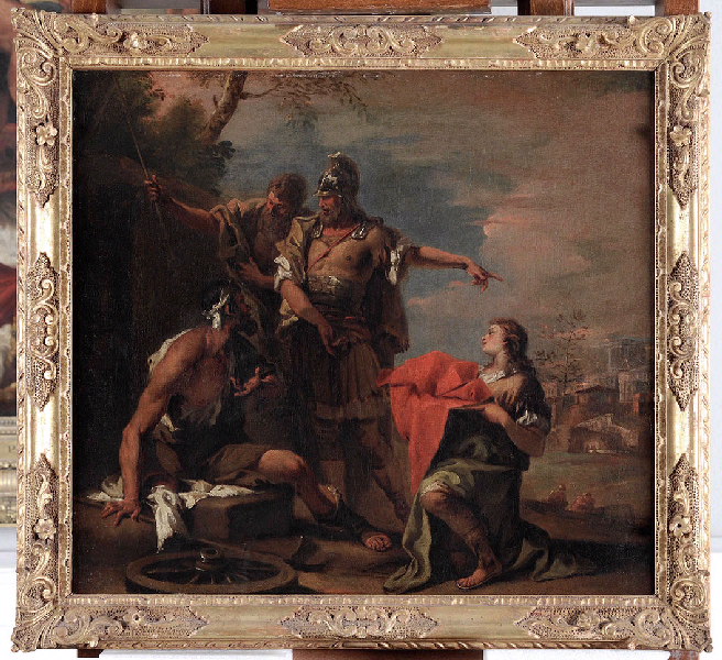 Cincinnatus appelé à la dictature alors qu'il labourait ses champs_0