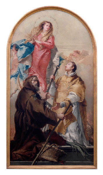 Vierge en gloire avec saint Laurent et saint François de Paule (Paule)_0