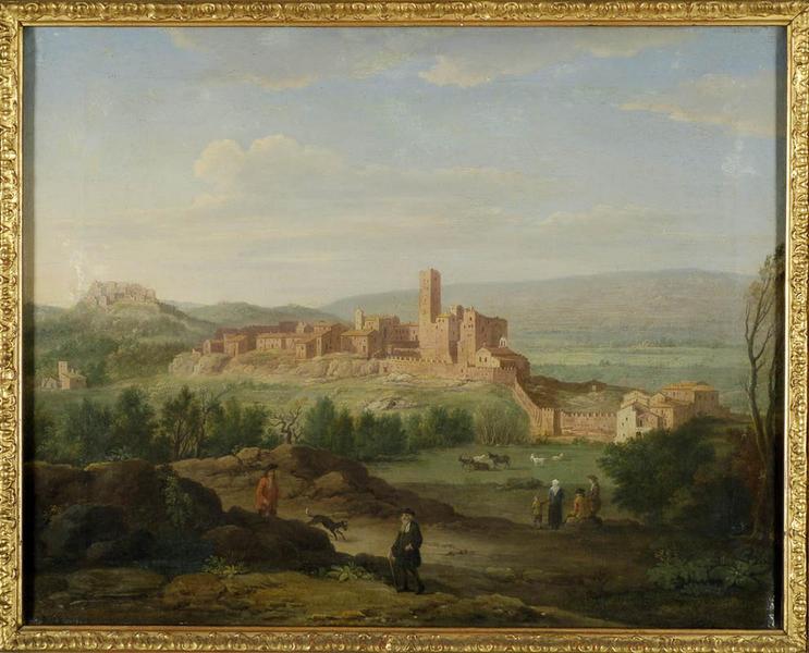 Vue du Borghetto ; Paysage d'Italie (autre titre)_0