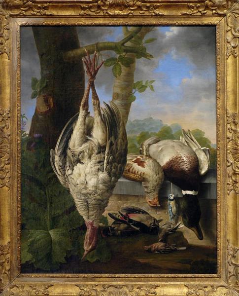 Nature morte aux oiseaux, Michel Joseph Speeckaert, 2e moitié 18e siècle