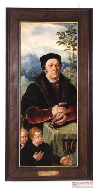 Portrait d'un donateur et de ses deux fils ; Portrait de deux donateurs (ancien titre)_0