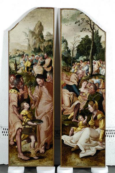 Volets de retable avec scènes de la vie du Christ ; Triptyque des miracles du Christ_1