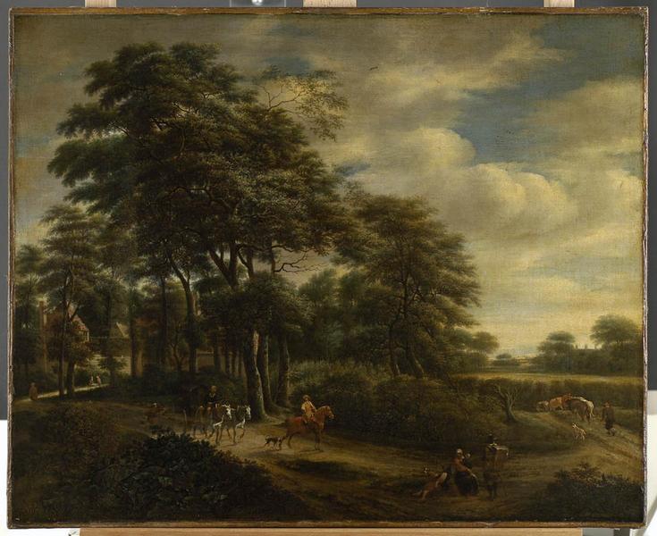 Paysage de forêt, Pieter Jansz van Asch, 17e siècle