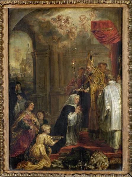 Prise de voile d'une religieuse_0