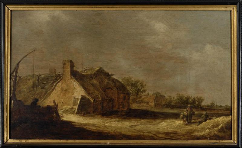 Paysage aux chaumières ; Paysage avec maisons (autre titre)_0