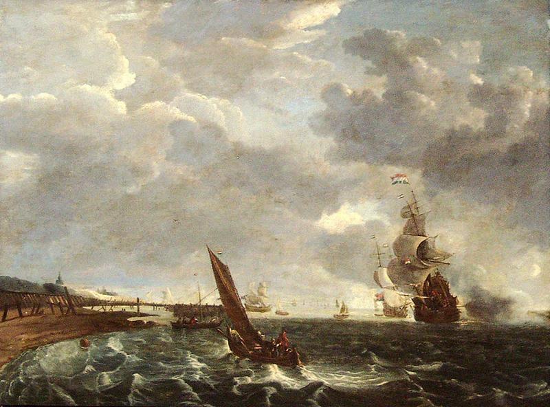 Marine, Abraham Storck, 17e siècle