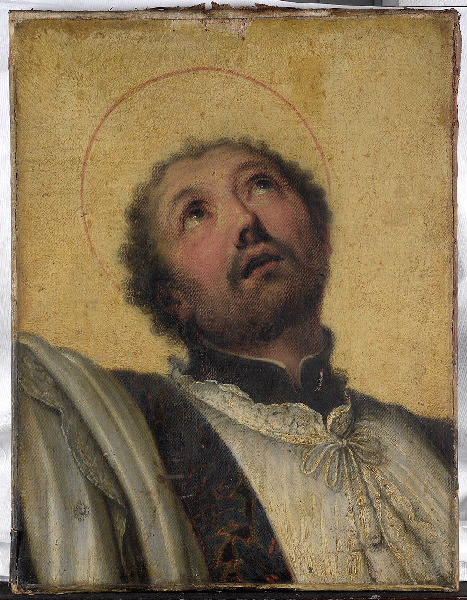 Tête de saint jésuite ; Saint François Xavier (?), Sebastiano Conca, 18e siècle
