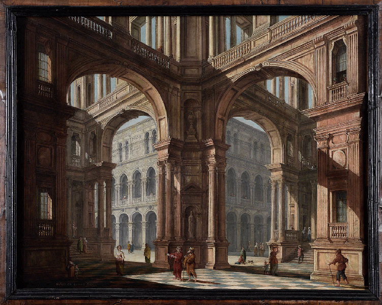Capriccio architectural, Francesco Battaglioli, 1780