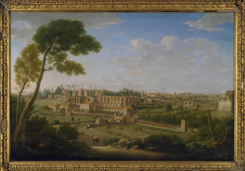 Paysage italien, le palais des Césars_0