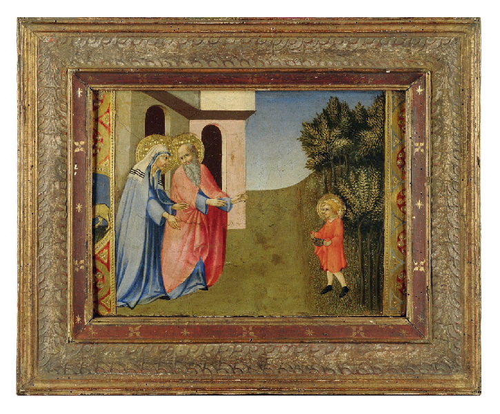 Saint Jean Baptiste rencontre ses parents ; L'Enfance de saint Jean Baptiste_2