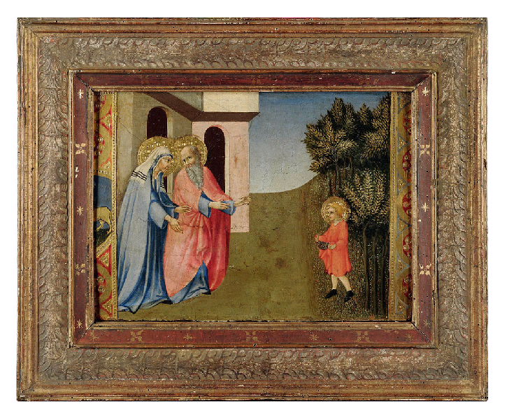 Saint Jean Baptiste rencontre ses parents ; L'Enfance de saint Jean Baptiste_0