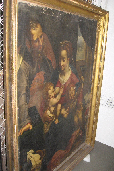 Sainte Famille avec saint Jean Baptiste ; La Madonna del Gatto (dite)_2