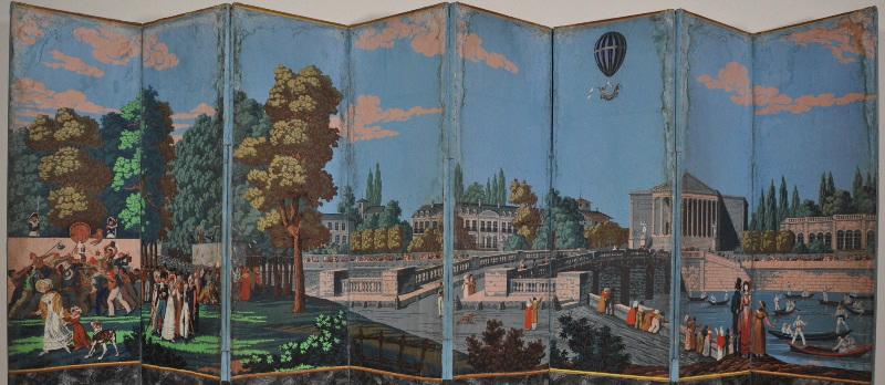 Fêtes publiques parisiennes (titre original d'après le prospectus retrouvé en 2008) ; Réjouissances populaires aux Champs-Elysées à l'occasion de la fête du roi (titre d'usage Nouvel 1990)_0