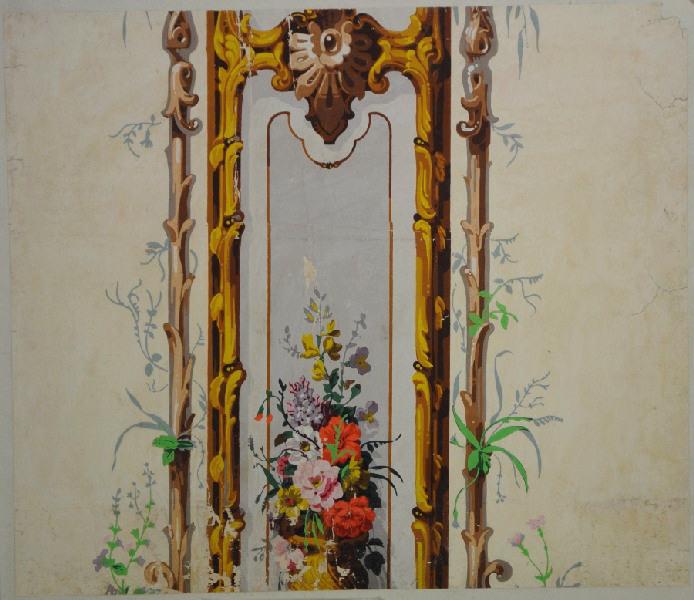 Décor roccaille [sic] (Titre sur la lithographie de présentation) ; Décor rocaille [sic], les saisons, style Louis XV (Titre d'usage (Jacqué 1988))_0