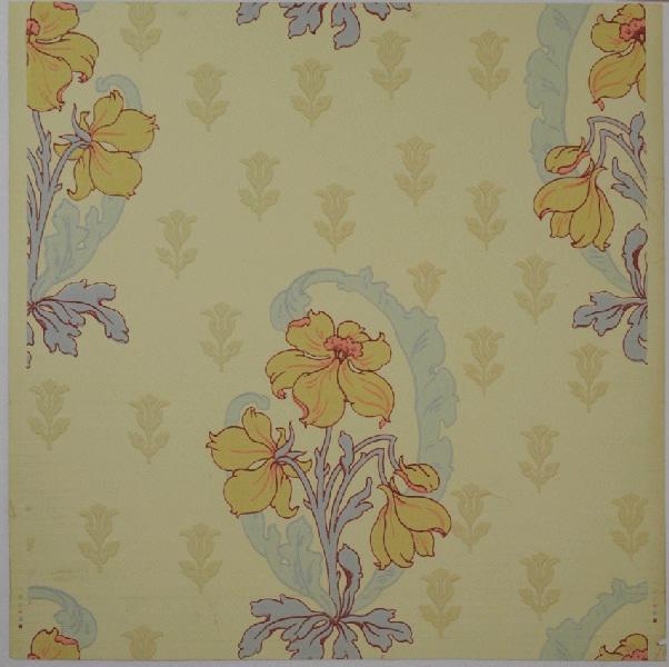 Papier peint (à motif répétitif), album, coupure (élément)_0