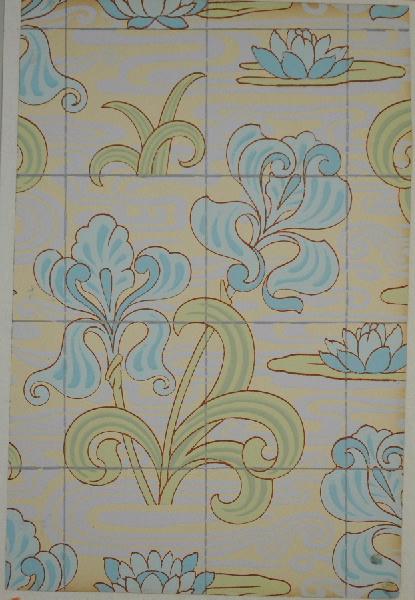 Papier peint (à motif répétitif), album, coupure (élément)_0
