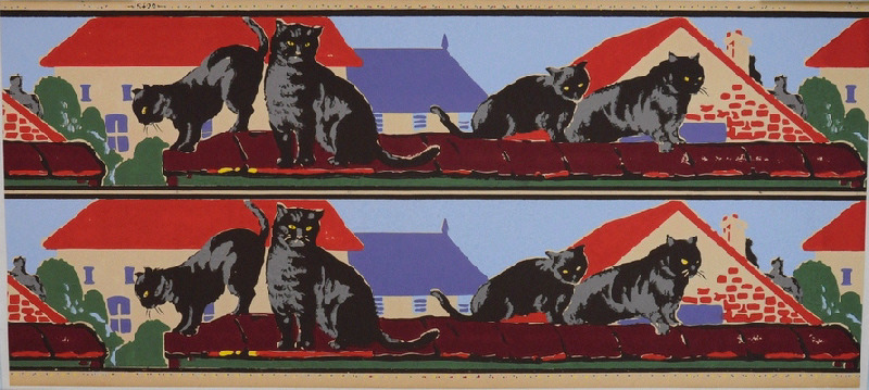 bordure;papier peint, Grantil, 1927-1938