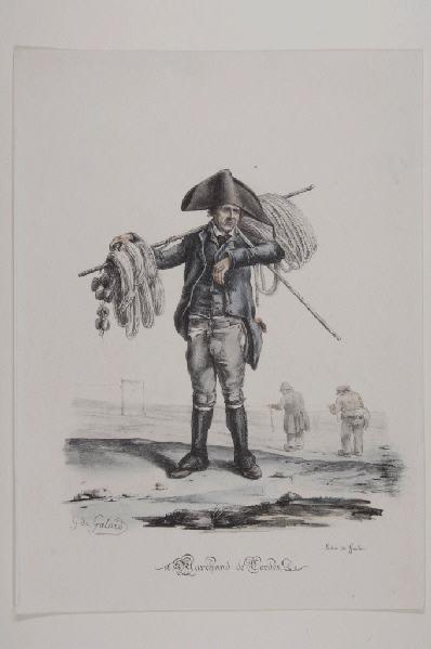 Marchand de cordes, Gustave de Galard, 1823-1825