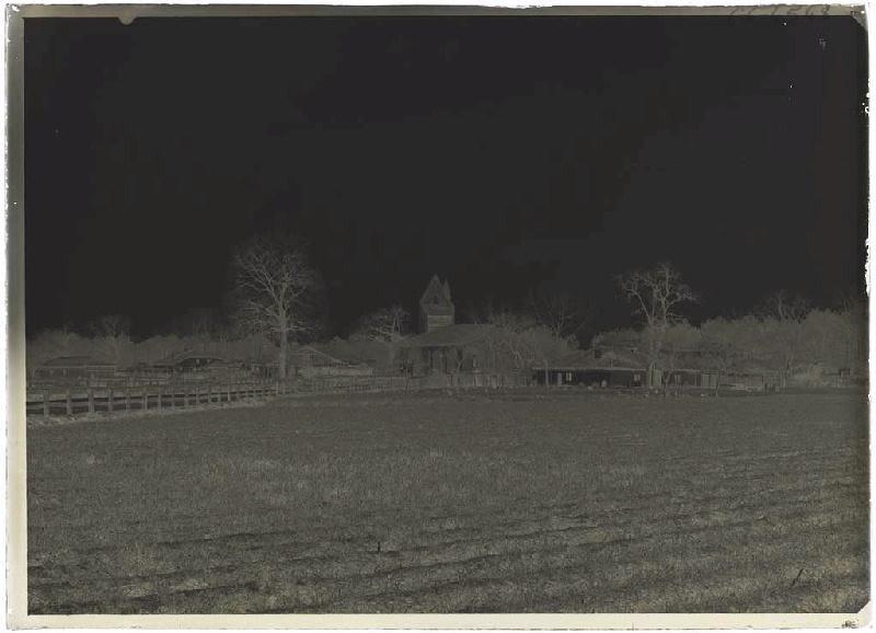Vue du Bourg de Trensacq (Landes) (Titre attribué)_1