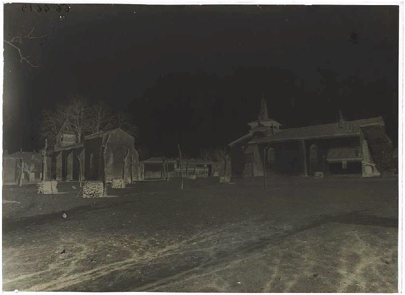 Les deux églises - Moustey (Landes) (Titre attribué)_1