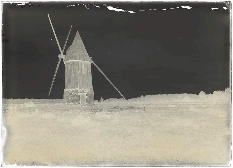 Moulin à vent, étang de Parentis - Bernatets-Pelic (Biscarrosse) (Titre attribué)_1
