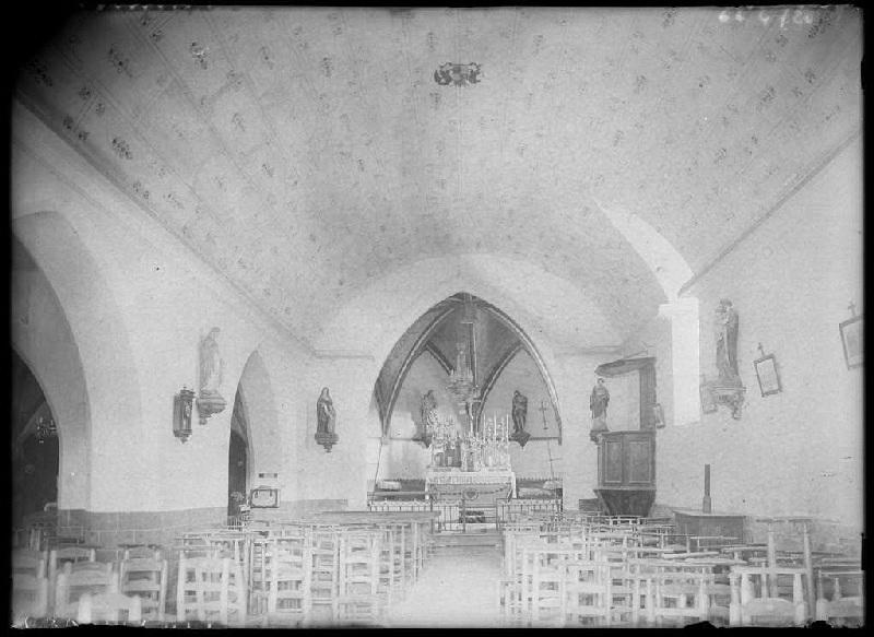 Intérieur de l'église - Belhade (Landes) (Titre attribué)_0