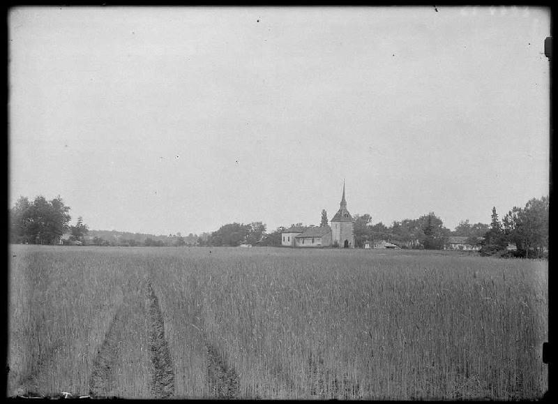 Église et village - Luglon (Landes) (Titre attribué)_0