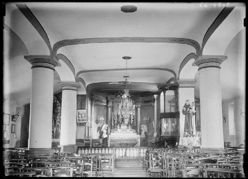 Intérieur de l'église - Luglon (Landes) (Titre attribué)_0
