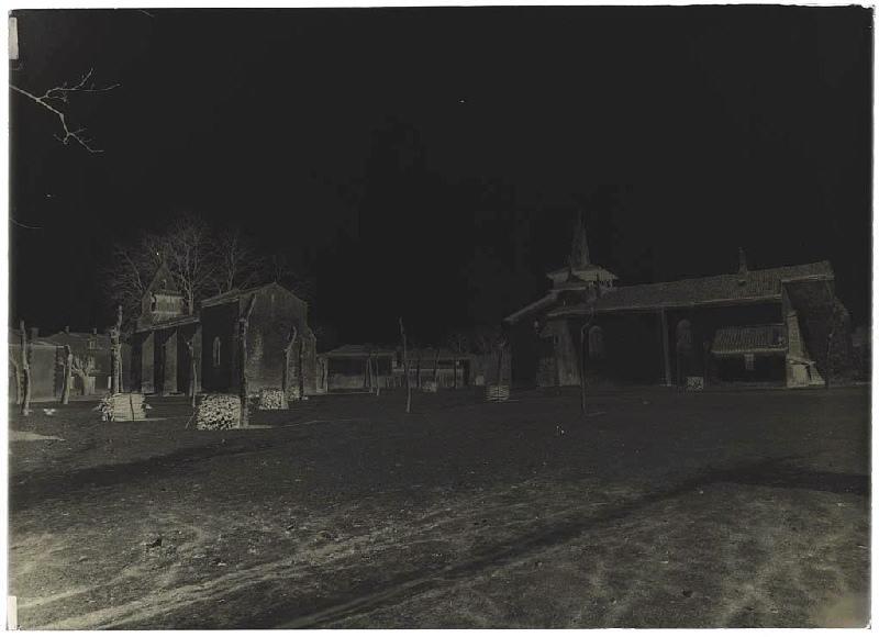 Les deux églises - Moustey (Landes) (Titre attribué)_1