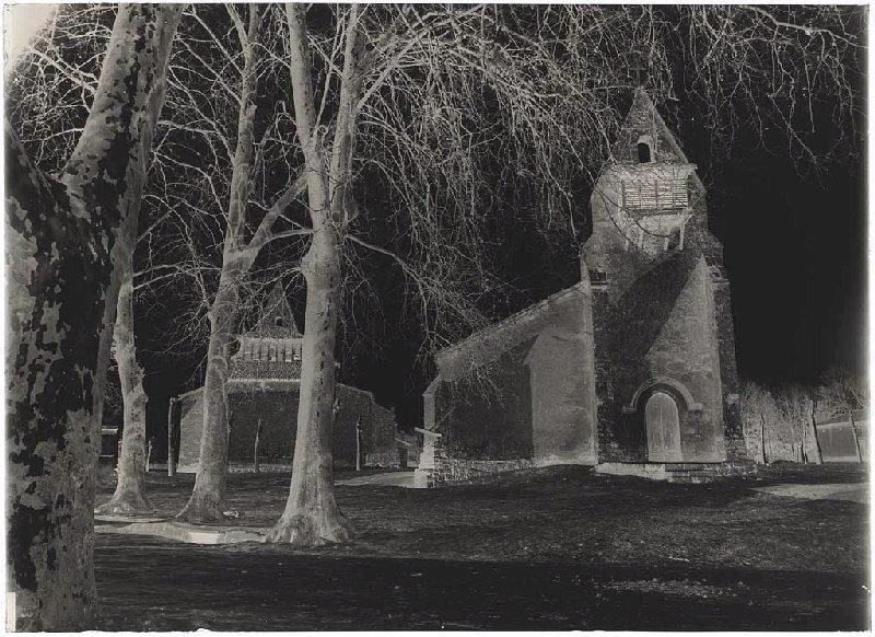 Les deux églises - Moustey (Landes) (Titre attribué)_1